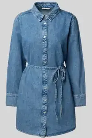 TOM TAILOR Relaxed fit jeansjurk van puur katoen