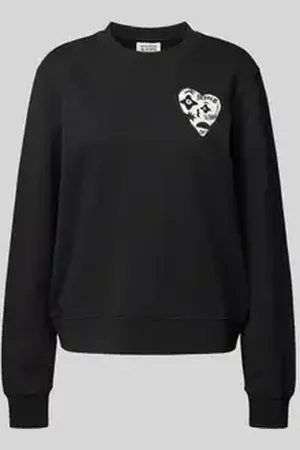 Scotch&Soda Sweatshirt met motief- en labelprint