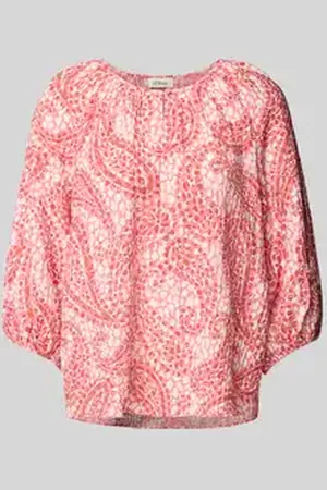 QS by s.Oliver Relaxed-fit blouseshirt van viscosemix