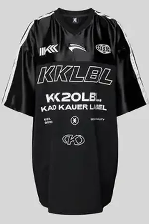 Karo Kauer Oversized T-shirt met labelprint