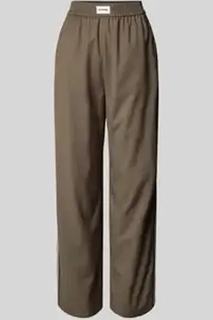 Karo Kauer Stoffen broek met elastische band