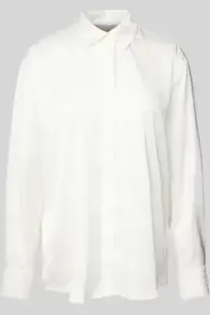 Christian Berg Overhemdblouse met blinde knoopsluiting