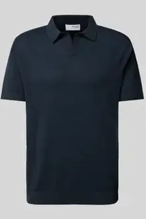 SELECTED Poloshirt met V-hals, model 
