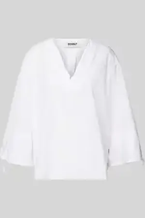 ECOALF Relaxed fit blouse met V-hals, model 