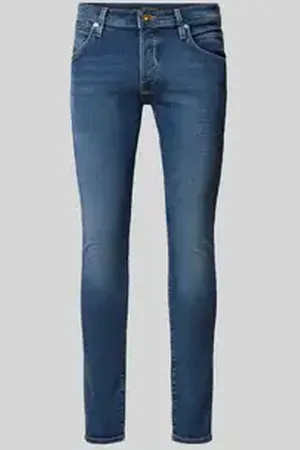 JACK & JONES Slim fit jeans met labelpatch, model 