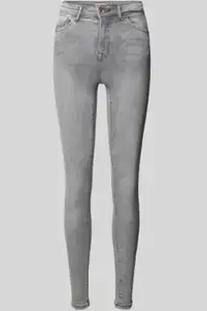 ONLY Skinny fit jeans in used-look, model 