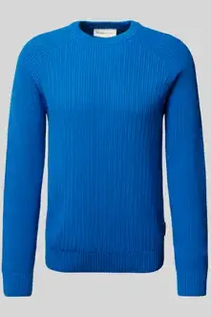 TOM TAILOR Regular fit gebreide pullover van katoenmix met structuurmotief