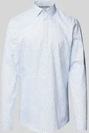 Jake*s Slim fit zakelijk overhemd met extra lange mouwen