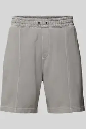 Hugo Blue Sweatshorts met elastische band, model 