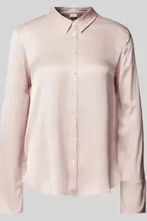 QS by s.Oliver Relaxed fit blouse met lange mouwen van pure viscose