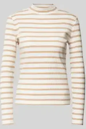 QS by s.Oliver Shaped fit shirt met lange mouwen en katoen