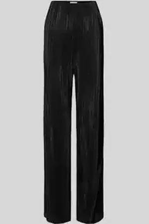 QS by s.Oliver Wide fit plissébroek met glittereffect