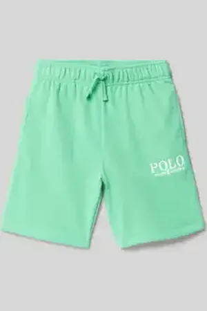 Ralph Lauren Korte broek met elastische band en labelstitching