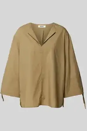 ECOALF Relaxed fit blouse met V-hals, model 