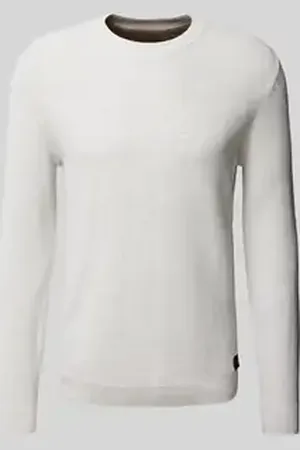 TOM TAILOR Regular fit gebreide pullover van puur katoen met structuurmotief