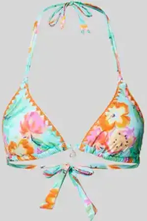 Banana Moon Bikinitop met logo-applicatie, model 