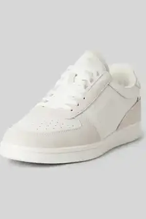 Marc O’ Polo Lage sneaker in retrostijl van hoogwaardig rundleer