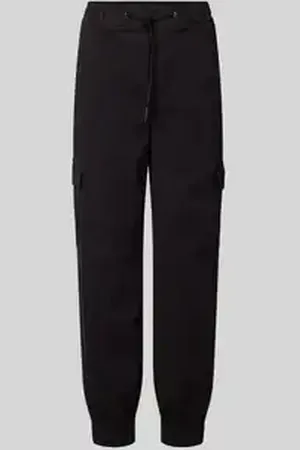 Hugo Blue Stoffen broek met elastische band, model 