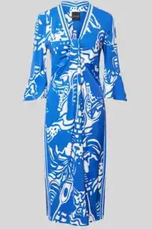 Marc Cain Maxi-jurk met plooien