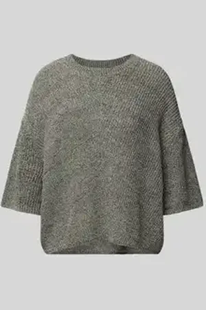 Opus Oversized gebreide pullover met ronde hals, model 