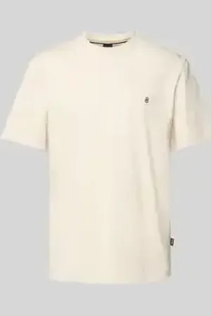 HUGO BOSS T-shirt met labeldetail, model 