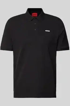 HUGO BOSS Poloshirt met labelprint, model 