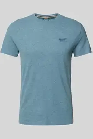 Superdry T-shirt met labelstitching