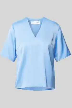 SELECTED Regular fit blouseshirt met V-hals, model 