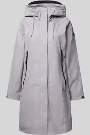 Khujo Lange jas met ritszakken, model 