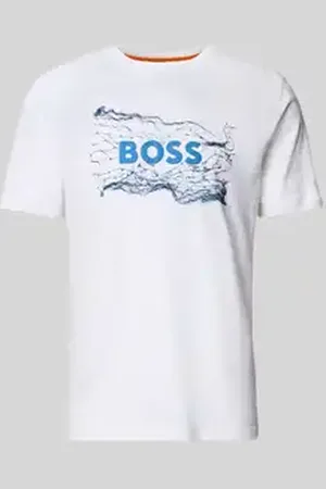 HUGO BOSS T-shirt met labelprint