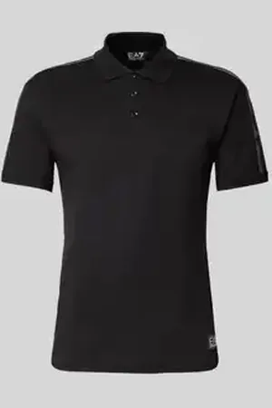 EA7 Poloshirt met labelpatch