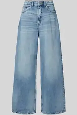 Jake*s Wide fit jeans met contrastnaden