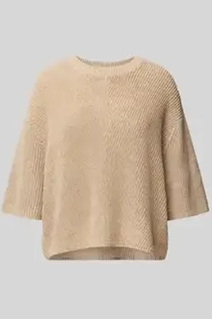 Opus Oversized gebreide pullover met ronde hals, model 