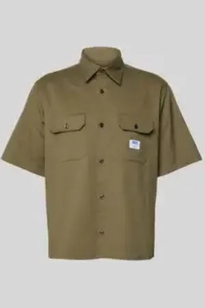 Hugo Blue Vrijetijdsoverhemd met borstzak, model 