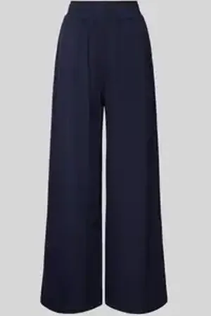 mbyM Wide leg stoffen broek met steekzakken, model 