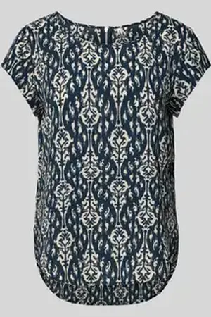 ONLY Relaxed fit blousetop van crêpe-kwaliteit, model 