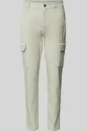 Christian Berg Skinny fit cargobroek met riemlussen