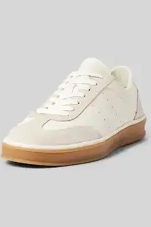 Marc O’ Polo Lage sneakers van rundleersuède