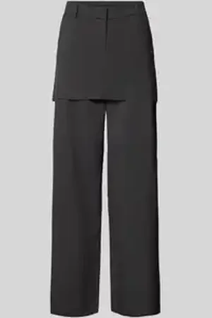 Weekday Flared stoffen broek met steekzakken