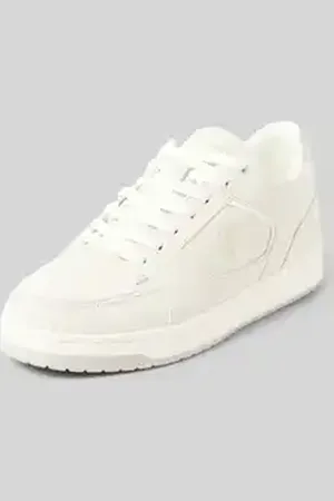 Pegador Leren sneaker met labelbadge, model 