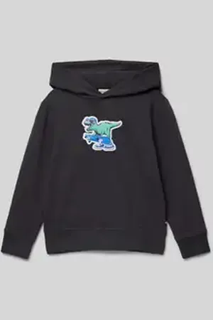TOM TAILOR Regular fit hoodie van katoenmix met 3D-print