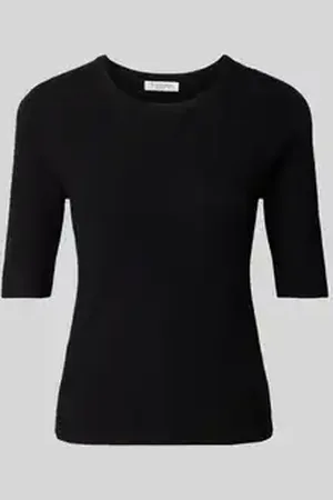 Christian Berg Gebreide pullover met geribde ronde hals