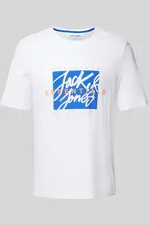 JACK & JONES T-shirt van puur katoen, model 