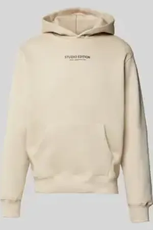 Alpha Industries Hoodie met labelprint, model 