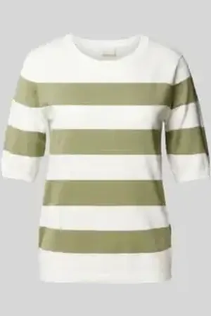 Kaffe Gebreide pullover met 1/2-mouwen, model 