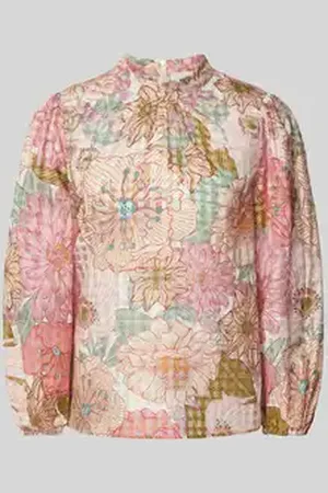 Rich & Royal Blouseshirt met opstaande kraag