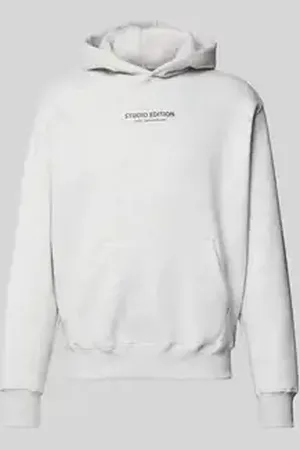 Alpha Industries Hoodie met labelprint, model 