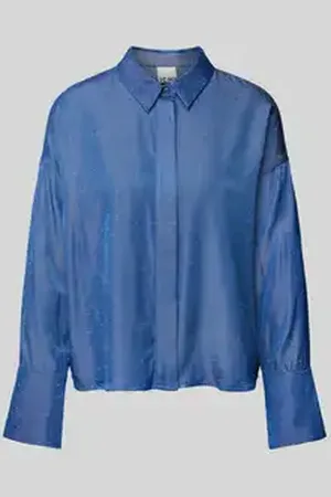 Ichi Relaxed fit blouse met extra brede schouders, model 