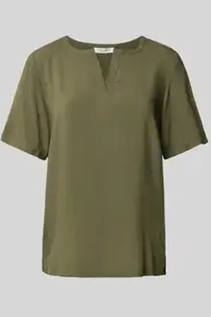 Christian Berg Regular fit blouseshirt met V-hals