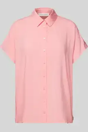 Christian Berg Regular fit overhemdblouse met kapmouwen